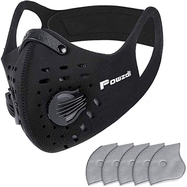 Mascarillas Mascarilla Reutilizable Mascarilla Deportiva Antipolvo Mascarilla Anticontaminación Mascarilla Antipolvo Reutilizable Mascarilla Antipolvo para Motocicleta Carpintería Ciclismo Correr Ciclismo Actividades al Aire Libre brillar Electrónica