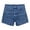 a-BU2113, variant on VNKIDY Womens High Waisted Denim Shorts With Classic Five Pocket Design Slim Fit Rolled Hem Casual Stretch Jean Shorts For Everyday Errands Summer Outings White S