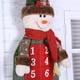 thumbnail image 2 of Calendario de cuenta regresiva de Navidad de 23x90 cm Calendario de Adviento de Navidad Adorno colgante de Año Nuevo Decoración de puerta de oficina en casa (muñeco de nieve), 2 of 5