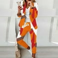 thumbnail image 1 of Puntoco Traje Casual Estampado para Mujer Tops tipo Blazer de Manga Larga y Pantalones Largos con cordón Conjunto de Dos Piezas Liquidación Puntoco Puntoco-5745, 1 of 6