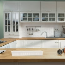 Soimiss 4Pcs Kitchen Storage Organizer White PP Storage Kitchen Organization Home Use