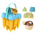 thumbnail image 4 of Castillo de arena Strade Fareast Limited 8 Uds juguete al aire libre para niños y niñas amarillo, 4 of 8