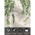 thumbnail image 7 of Spring Botanical Cloth Napkins Set of 4 Reusable Dinner Napkins, Watercolor Leaves Flowers Birds Beige Cocktail Napkin Washable Table Napkins for Wedding/Holiday Party/Baby Shower 20"x20", 7 of 7