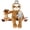 Sloth-Brown, variant on MorisMos 22" Sloth Stuffed Animal with 4 Cute Babies, Large Soft Sloth Plush Toy