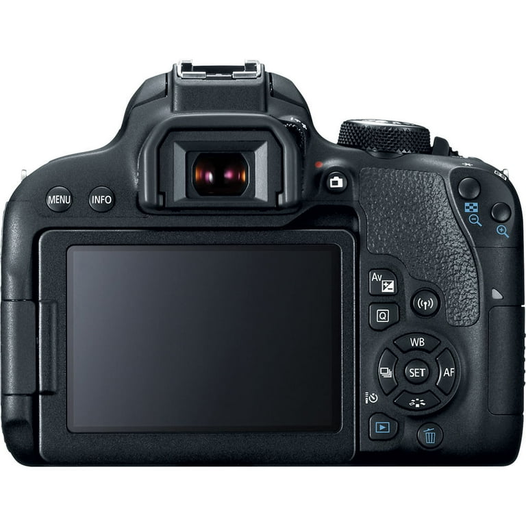 Canon EOS Rebel 800D Camera + 18-55mm IS STM + 75-300mm + EXT BATT