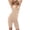 Beige, variant on Women's Seamless Open Bust Slimming Long Leg Full Bodysuit Shapewear 8066 (Beige, L/XL)