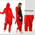 thumbnail image 6 of Dinosaur Cartoon Flannel Pajamas One Piece Fall Winter Homewear Sleepwear, 6 of 7