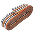 thumbnail image 2 of 5 Meter 20-Way 1.27mm Pitch Rainbow IDC Flat Ribbon Cable – 1.27mm Pitch Conductor Wire 2 of 12
