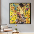 thumbnail image 3 of Home Decor Lady With A Fan, Canvas Printed Canvas, Canvas Print, 3D Canvas, Home Decor Canvas Print, Klimt Lady Poster, Canvas Wall Decor - Gold Framed, 3 of 5