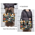 thumbnail image 6 of Laptop Bag Laptop Briefcase 15.7 x 3 x 11.8 Inches Laptop Bag Briefcases Laptop Storage Travel Laptop Bag Work Laptop Bag Cute Puppy and Little Flower, 6 of 8