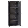 thumbnail image 4 of Pemberly Row Contemporary Tall Metal Garage Cabinet in Charcoal, 4 of 11