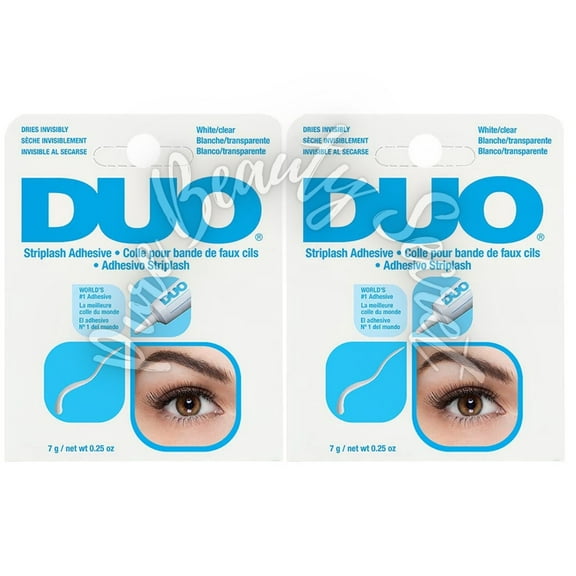 Ardell Adhesive - Duo Striplash White/Clear (Blue) x 2