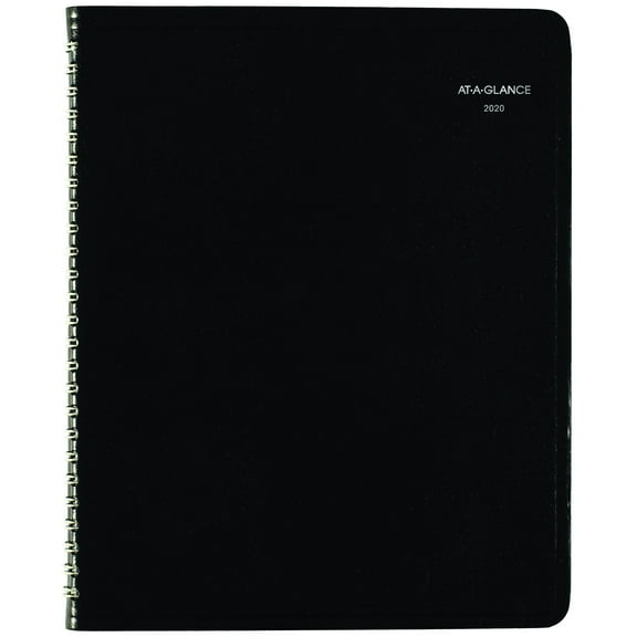 At-A-Glance Weekly Planner 8 3/4 x 6 7/8 Black 2020 G59000