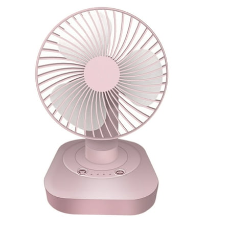 

Desk Fan USB Powered Desktop Fan 120° Adjustment Portable Pink