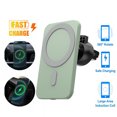 thumbnail image 3 of Soporte para teléfono celular magnético 15W Cargador de coche inalámbrico Puerto USB para iPhone 12/13/14 Likrtyny Accesorios para autos y motos, 3 of 5
