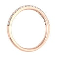 thumbnail image 2 of 14K Rose Gold Classic Diamond Wedding/Anniversary Band (0.15 Carat) (Ring Size 7.75) (SI1-SI2 Clarity), 2 of 4