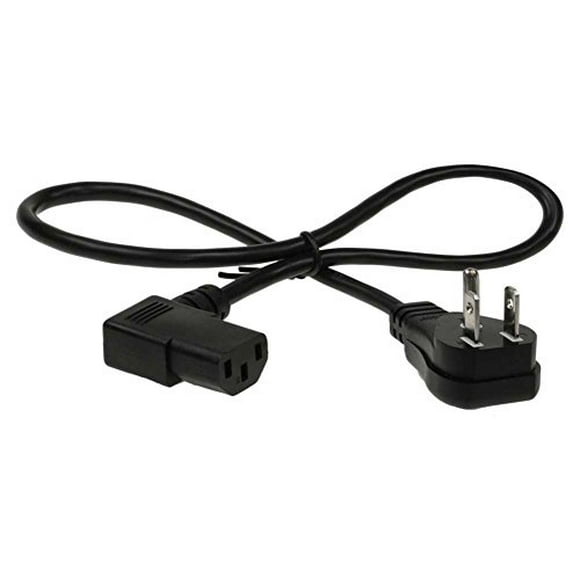 SF Cable, 2ft 18 AWG Universal Right Angle Both Side Power Cord