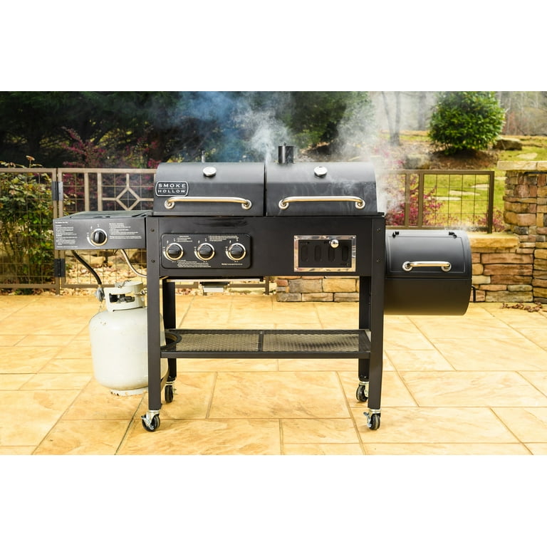Smoke Hollow 857 square inch Propane and Charcoal Combo Grill with