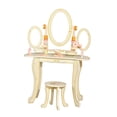 thumbnail image 1 of BELOVING Girls Vanity Set Comb Nail Polish Kids Vanity Table Set for Ages 3+ Children yellow, 1 of 8