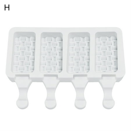 

Desheus Tear-resistance Popsicle Mold Easy Release Silicone DIY Craft Safety Ice Cream Mold for Home