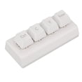 thumbnail image 3 of Teclado numérico programable de 4 teclas compatible con NKRO, interruptor rojo, Ctrl, CV, Enter, miniteclado mecánico para juegos, oficina, medios, blanco, 3 of 5