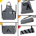 thumbnail image 2 of Under NY Sky Knife-Roll Canvas Apron, 2 of 6