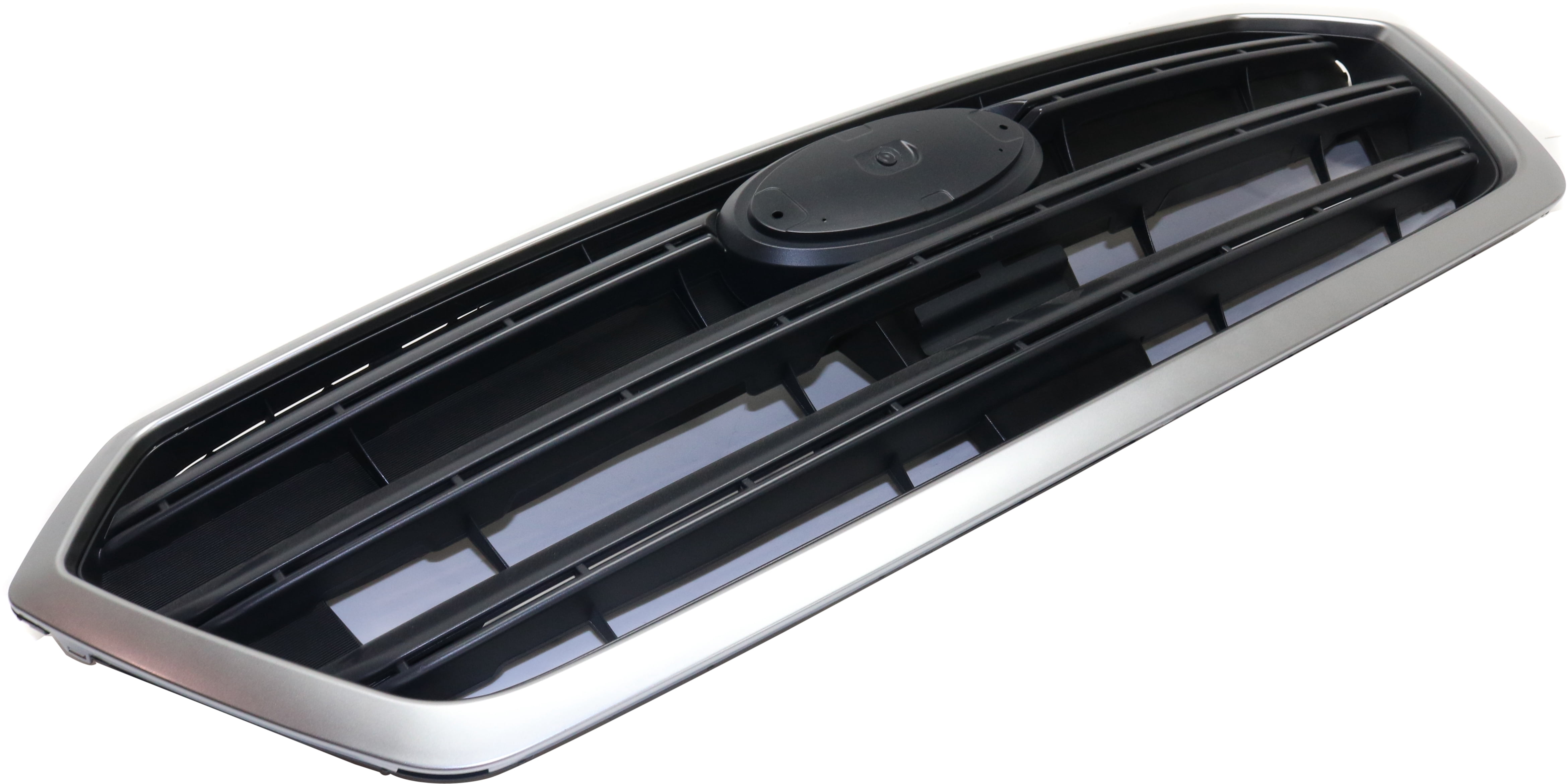 Grille Assembly Compatible With 2015-2017 Subaru Legacy Textured Gray Shell and Insert