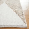 thumbnail image 4 of SAFAVIEH Natura Medici Diamond Area Rug, Natural/Ivory, 3' x 5', 4 of 9