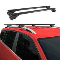 For 2001-2007 Subaru Impreza Wagon Lockable Roof Rack Cross Bars Carrier Black