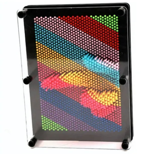 Tablero de arte con alfiler 3D impreso a mano alfileres coloridos tablero de arte con alfiler 3D para niños promueve la creatividad esculturas increíbles para la ANGGREK Otros