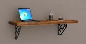 MCC Wall Mounted Desk Bar Table for Small Spaces Kitchen Counter, Laundry Shelf, Computer Workbench for Wall, Dining Tables and Free Spirit Level Gift