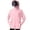 Pink_006, variant on Domuza Womens Upf 50 Sun Hoodie Shirts with Mask and Brim Long Sleeve Solid Tshirts Summer Fashion Uv Protection Ice Silk Sunscreen Blouses Pink One Size