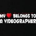 thumbnail image 2 of CafePress - Belongs To A Videographer Maternity Dark T Shirt - Maternity Dark T-Shirt, 2 of 3