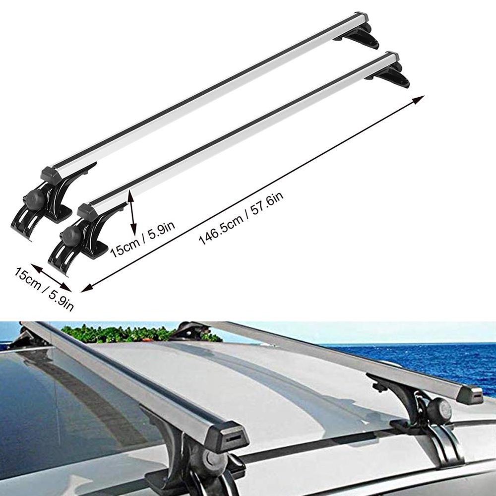 OTVIAP Universal 48 Car Top Roof Rack Bars Luggage Cargo