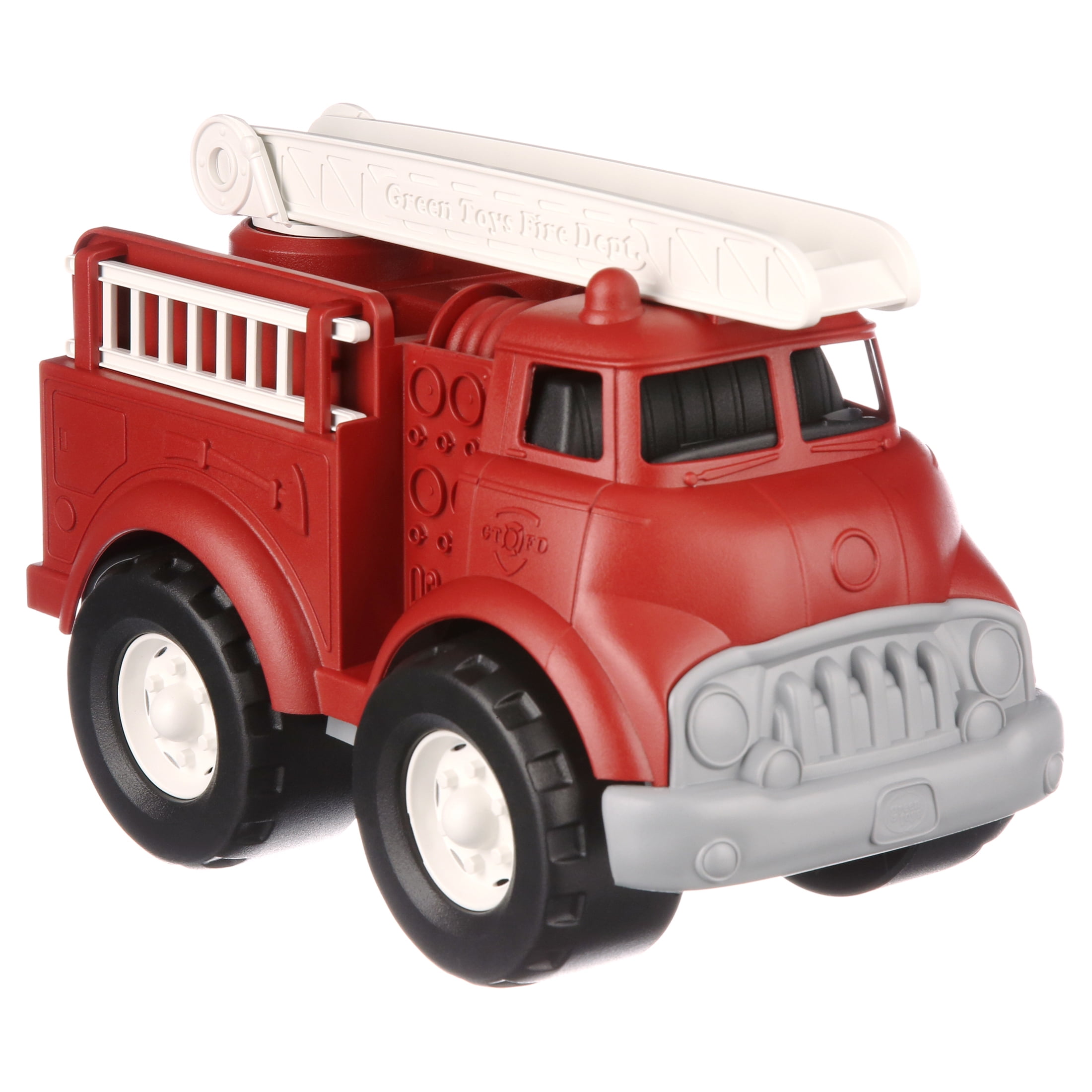 Green Toys Fire Truck Vehicle Toy Pink 11 x 6.5 x 7.5