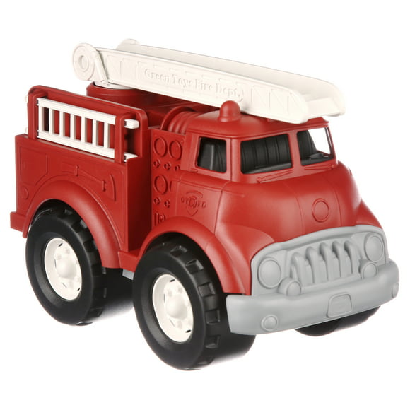 Green Toys Red Fire Truck Play Vehicle, 100% Recycled Plastic