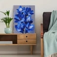 thumbnail image 5 of Blue Alstroemeria Floral Canvas Print Wall Art, Modern Decor for Living Room Bedroom Office Hallway Dining Room, 5 of 8