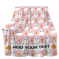 thumbnail image 2 of Halloween Flannel Throw Blanket, Ghost Pattern Ultra Soft Lightweight Cozy Blankets for Bed Couch Sofa 27.5x39Inch Multicolor, 2 of 6