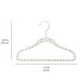 thumbnail image 4 of 3 Sprouts Baby Velvet, Non-Slip Clothes Hangers - Pack of 30 - Double Dot & Beige, 4 of 4