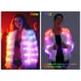 thumbnail image 2 of Chaqueta de piel sintética SHINYOU con iluminación LED para Halloween y Navidad, 4XL, 2 of 8
