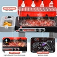 thumbnail image 4 of Kids BBQ Grill Playset, Kitchen Playset with Smoke Sound Light and Wheel, Movable Pretend Play Toy Grills Kitchen Set for Kids Ages 4-8, 2-Layer Outdoor Cooking Toys for Toddlers 3-5 Birthday Gifts, 4 of 9