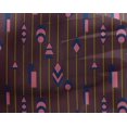 thumbnail image 4 of oneOone Georgette Viscose Fabric Stripe & Geometrical Shapes Geometric Decor Fabric Printed BTY 42 Inch Wide, 4 of 4