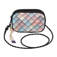 thumbnail image 2 of FORMRS Mini Crossbody Bag for Women Adjustable Shoulder Rope Travel Casual Phone Purse, Red Art Pattern, 2 of 7