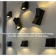thumbnail image 3 of Aplique de pared Injueey para exteriores IP65 lámpara impermeable 5W Tipo 2, 3 of 6