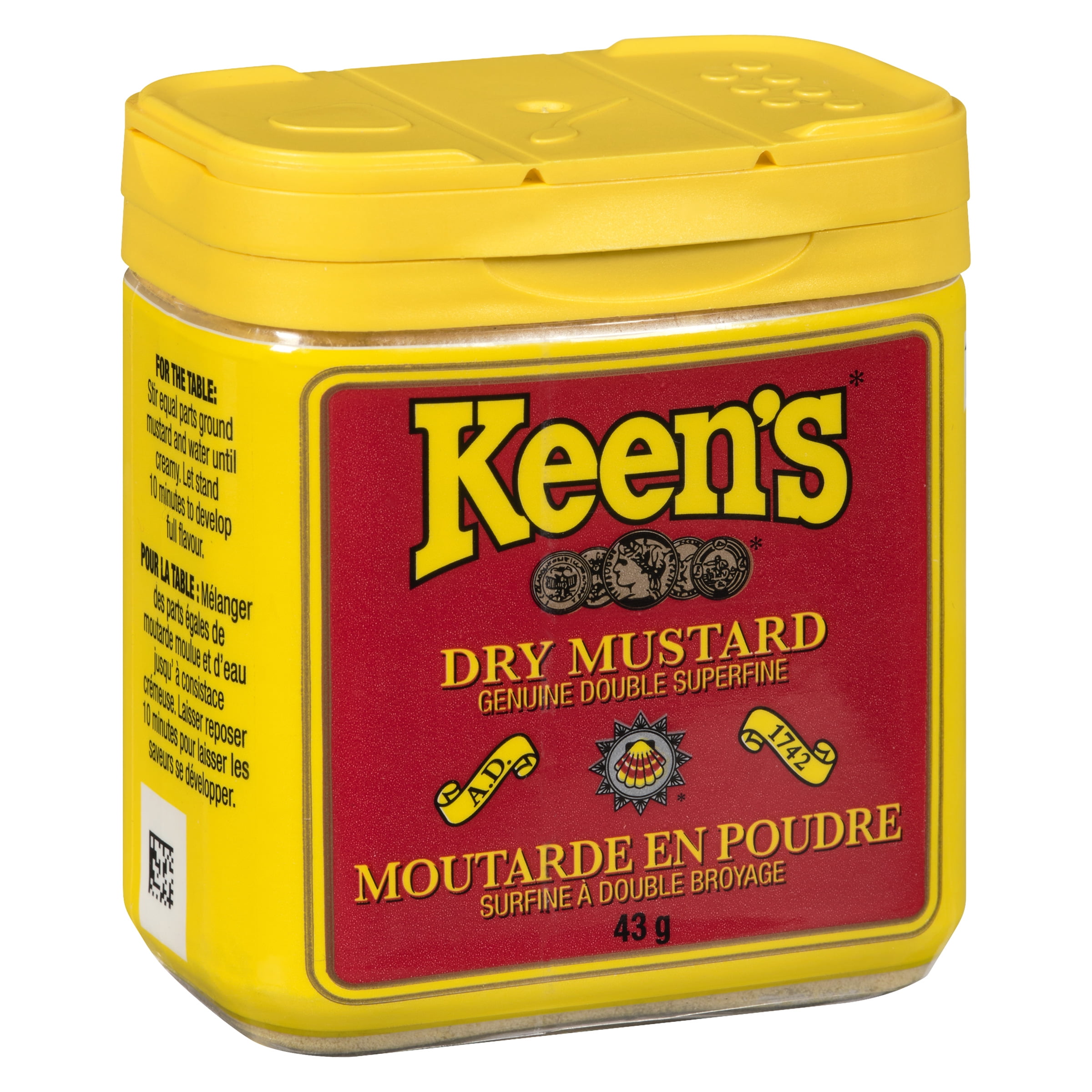 Keen's Genuine Double Superfine Dry Mustard, KEENS DRY MUSTARD 43 G
