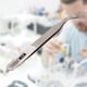 thumbnail image 5 of Pinzas antiestáticas de acero inoxidable FLhrweasw herramientas de reparación plateadas profesionales para mujeres, 5 of 5