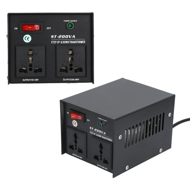 Convertidor de Voltaje de Potencia de 200W, Transformador Elevador, Dispositivos Eléctricos 110V 220V 120V 240V