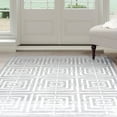 thumbnail image 2 of Lavish Home Athens Area Rug, 5' by 7'7", Grey/White, 2 of 6