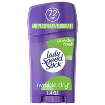 Lady Speed Stick Antiperspirant Deodorant for Women, Powder Fresh Scent, 1.4 oz Stick