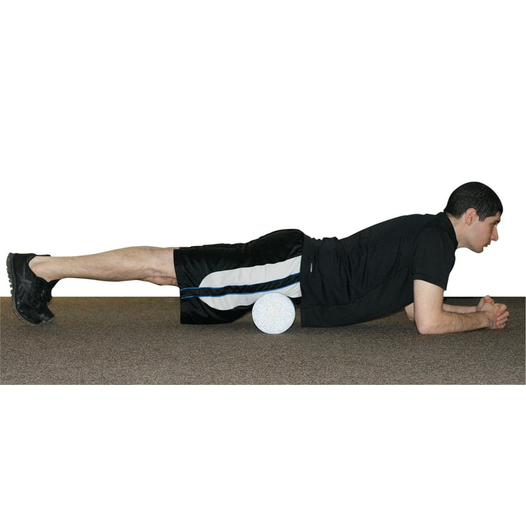 White PE Foam Roller, 6 x 12 Inches photo 2